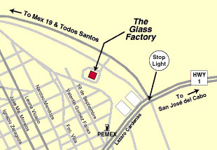 Map - The Glass Factory Cabo San Lucas, Los Cabos Mexico